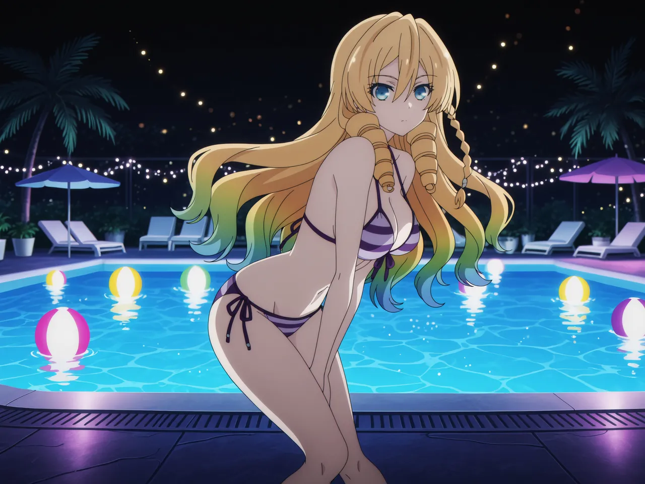 Kurohime 亀鶴城メアリナイトプール - Image 45