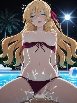 Kurohime 亀鶴城メアリナイトプール - Page 347