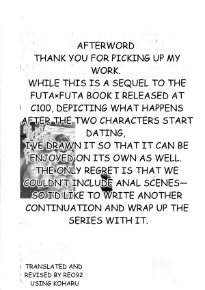 Kurokami LONG Futanari-chan to Jyunai SEX ga Shitaii Part II - Page 24