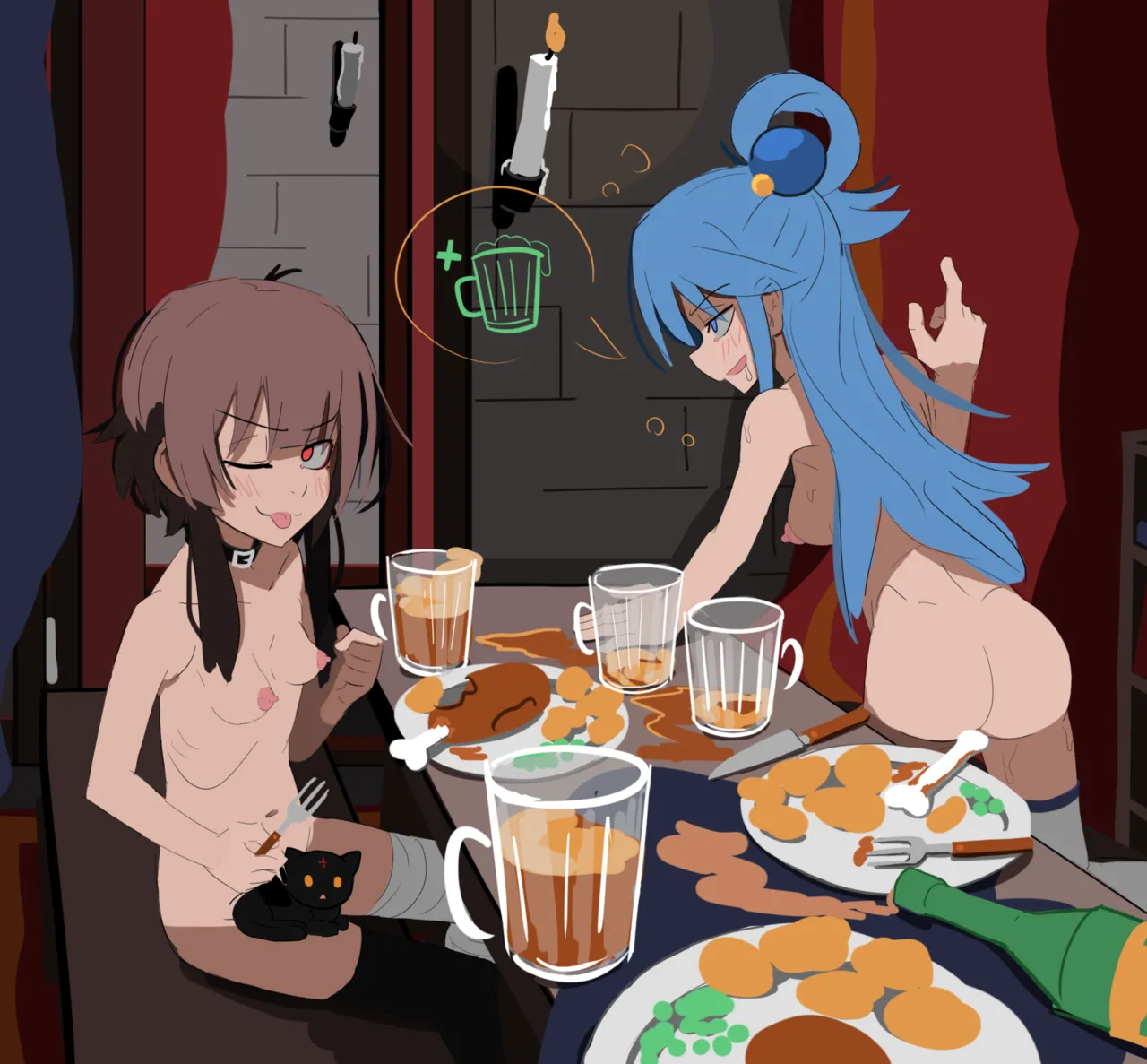 kurokimoko Megumin works Konosuba - Image 135