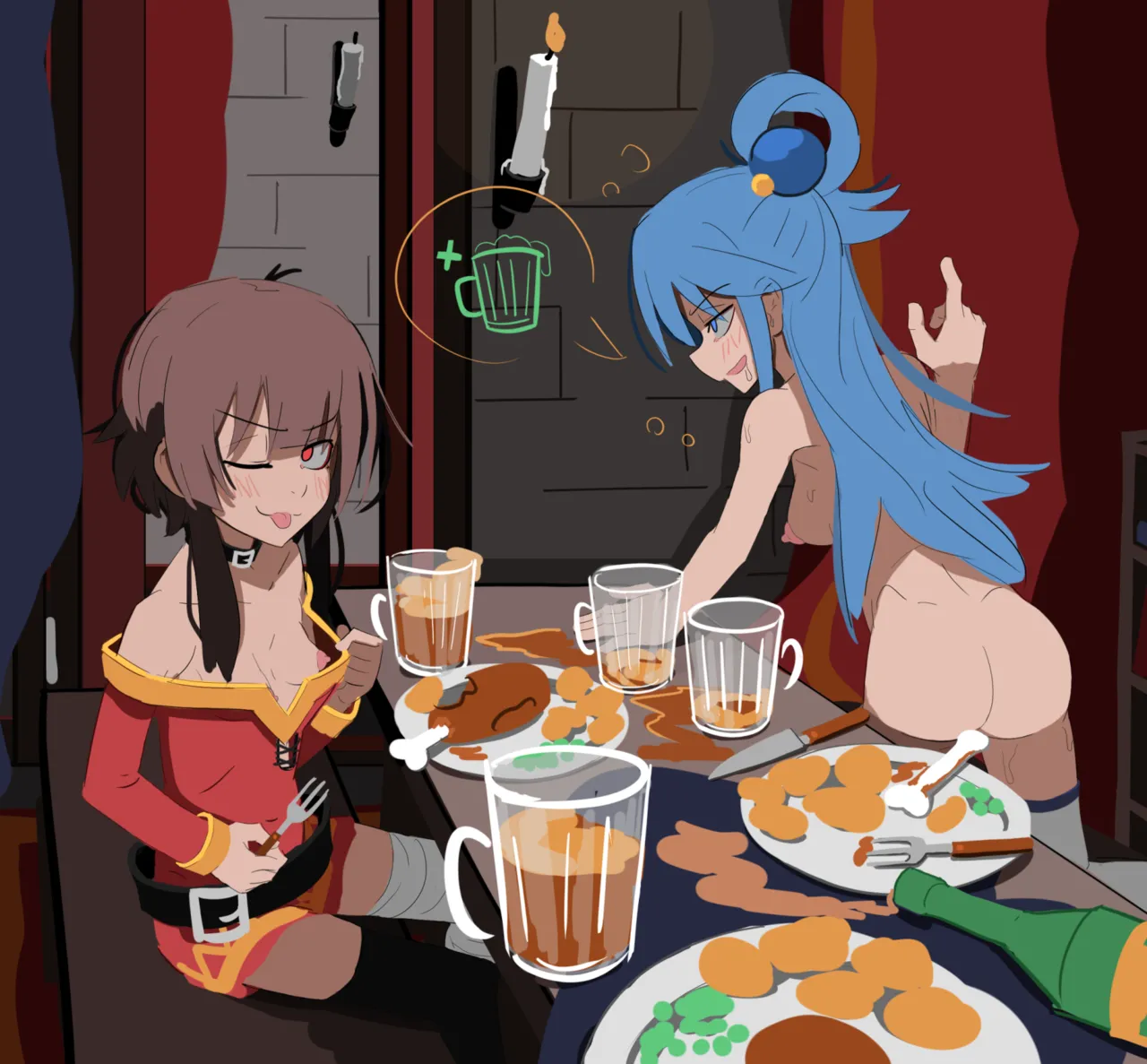 kurokimoko Megumin works Konosuba - Image 136