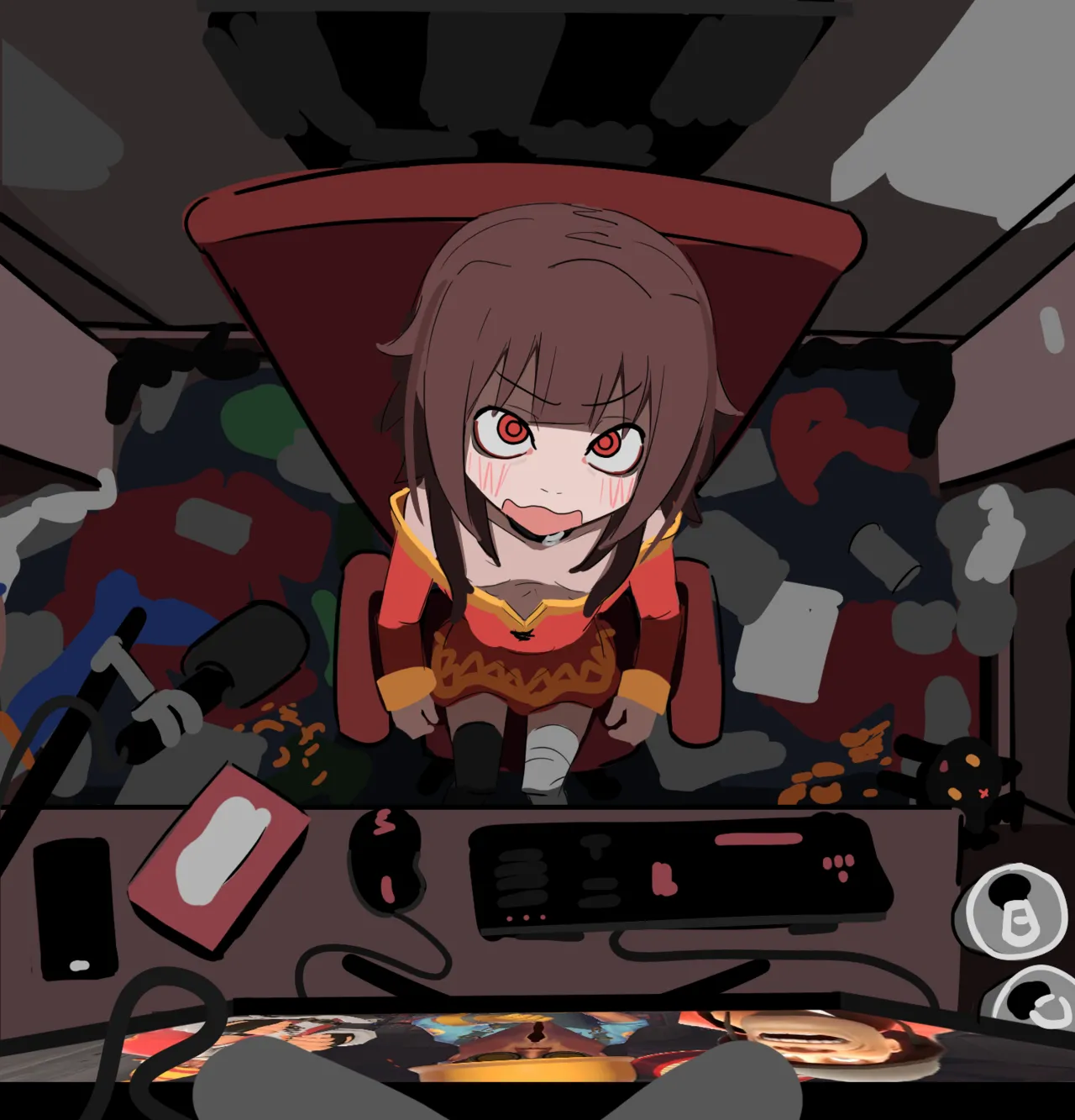 kurokimoko Megumin works Konosuba - Image 156