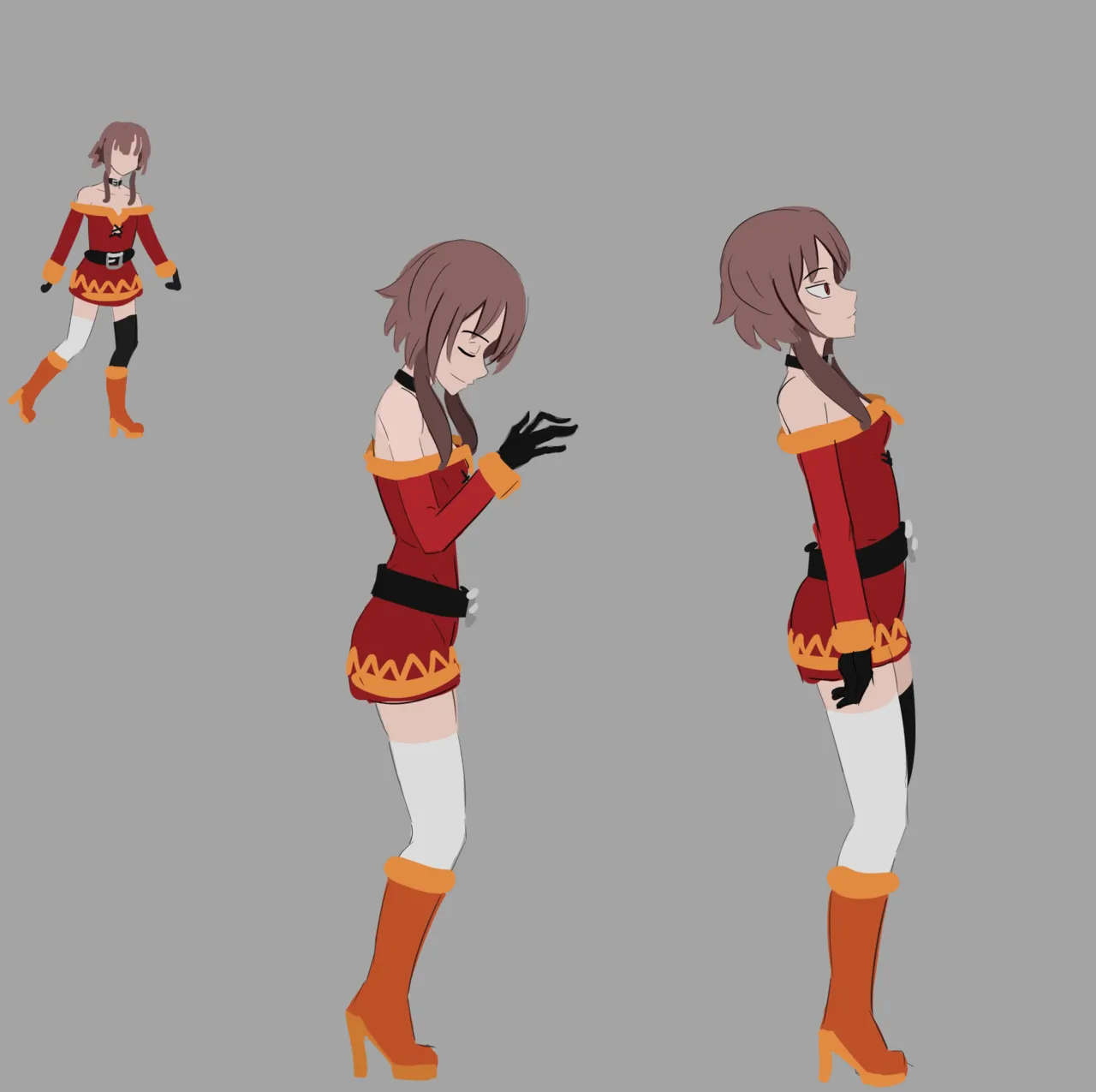 kurokimoko Megumin works Konosuba - Image 271