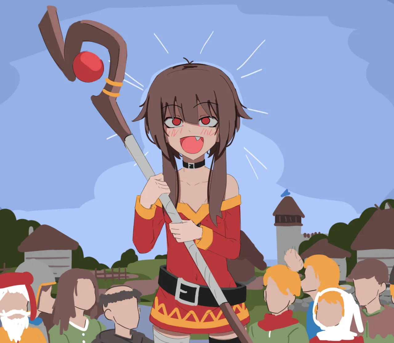 kurokimoko Megumin works Konosuba - Image 68