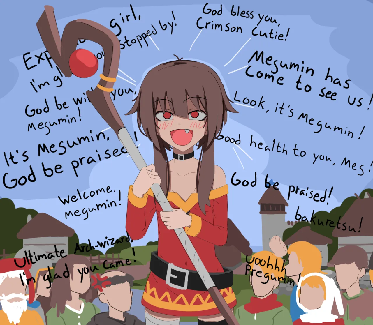 kurokimoko Megumin works Konosuba - Image 69