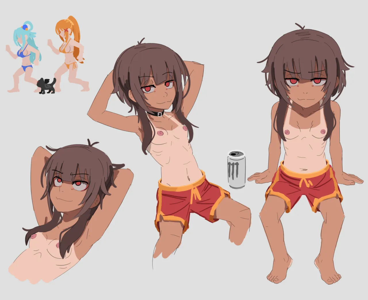 kurokimoko Megumin works Konosuba - Image 86