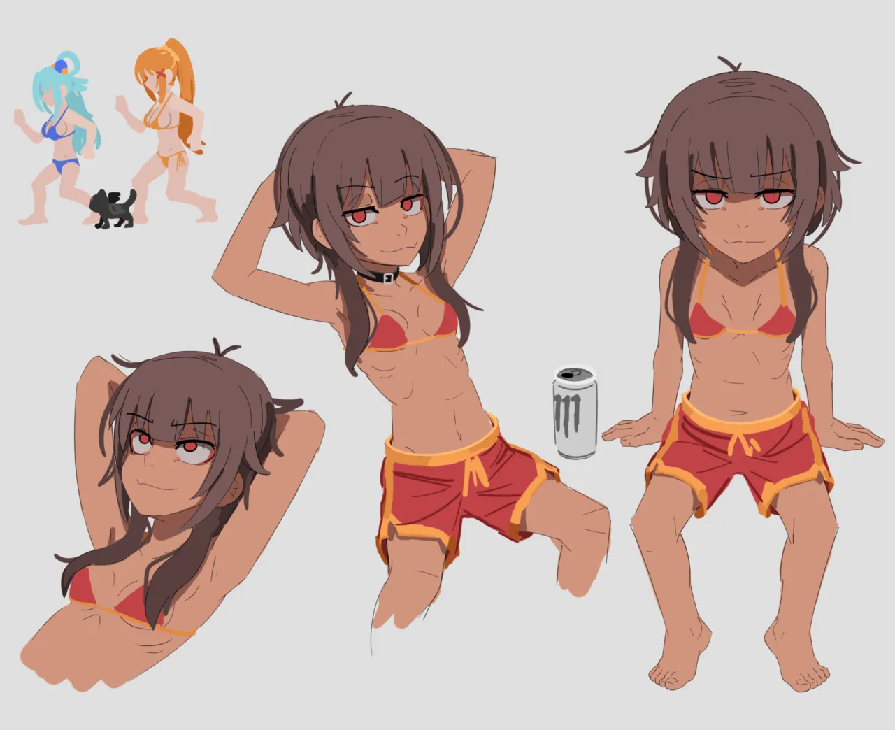 kurokimoko Megumin works Konosuba - Image 87