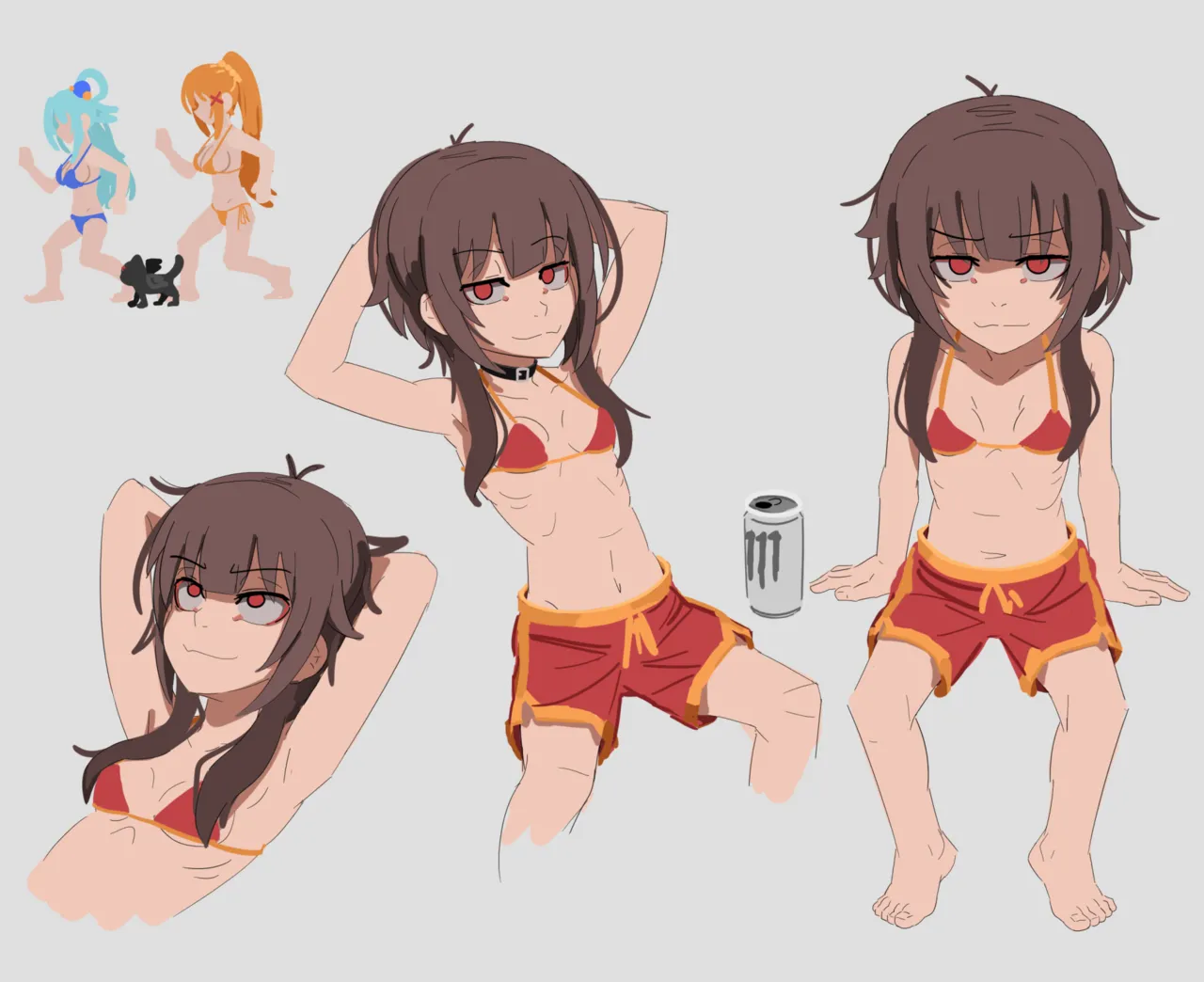 kurokimoko Megumin works Konosuba - Image 88