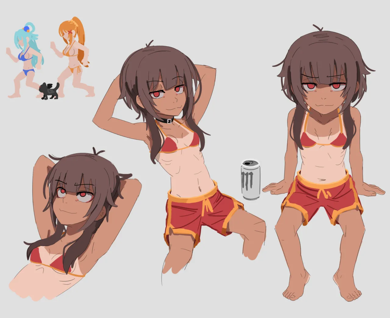 kurokimoko Megumin works Konosuba - Image 89