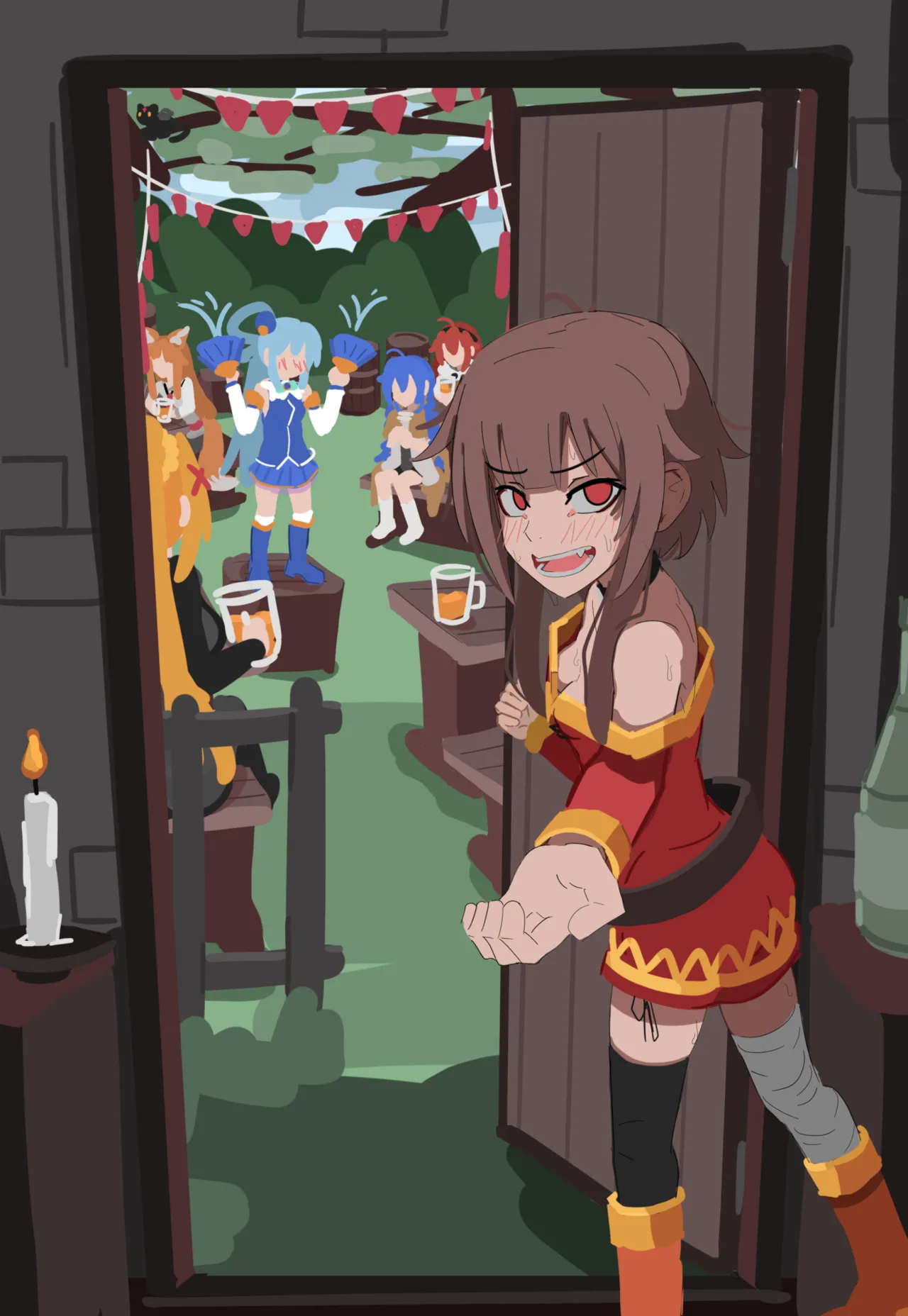 kurokimoko Megumin works Konosuba - Image 92