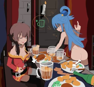 kurokimoko Megumin works Konosuba - Page 136