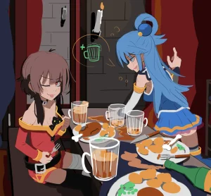 kurokimoko Megumin works Konosuba - Page 138