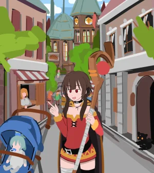 kurokimoko Megumin works Konosuba - Page 263