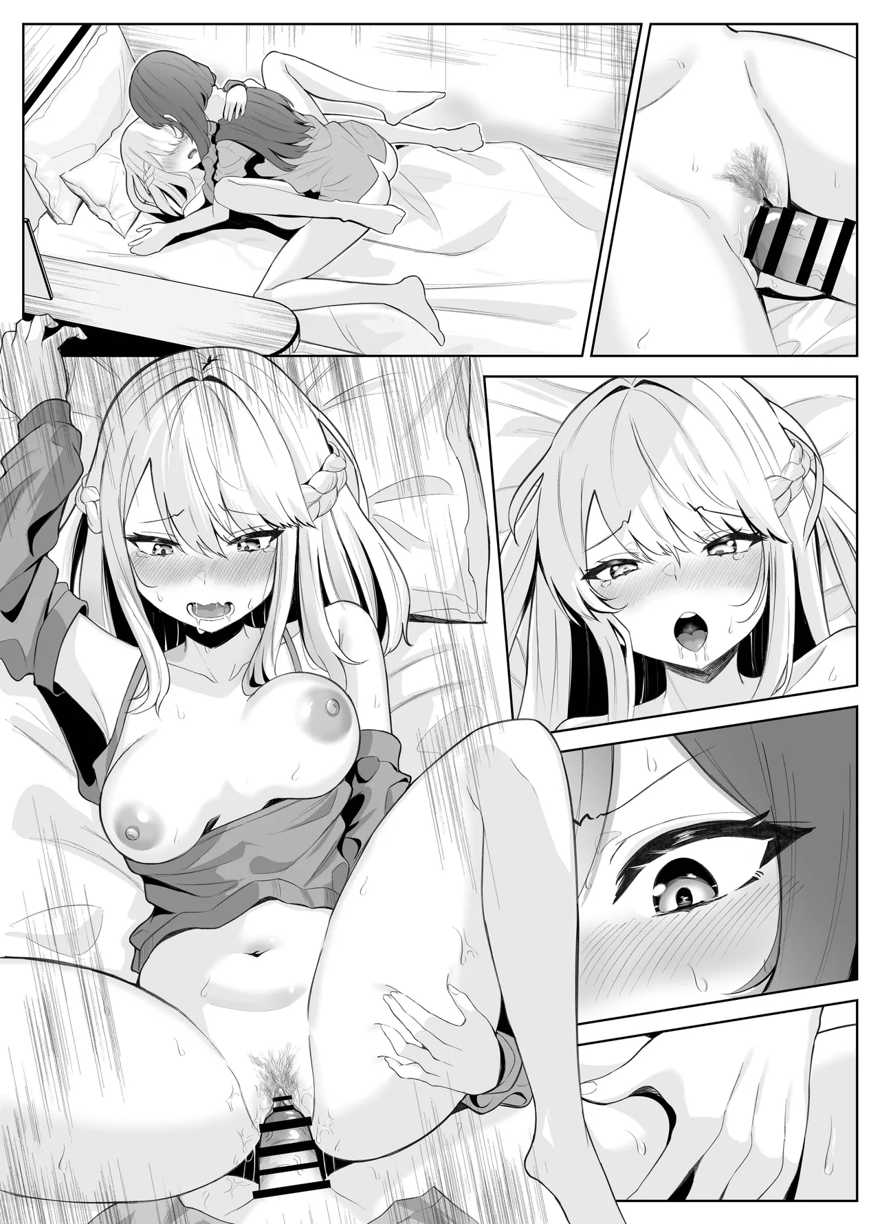 Kuroshiba Suko TS Onii-chan ga Futanari Imouto ni Mesuochi Saserareru Hanashi English Kusanuu - Image 138