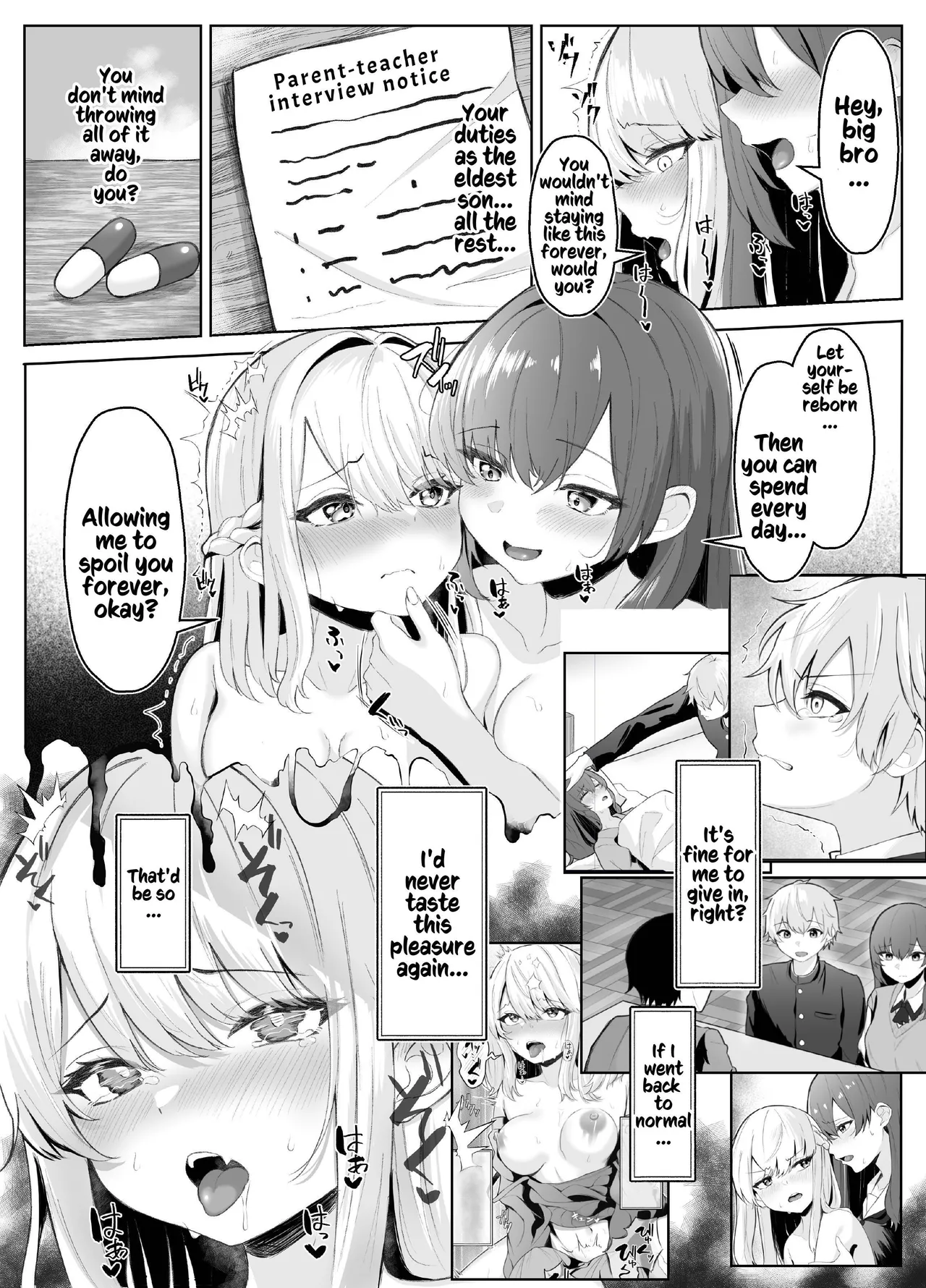 Kuroshiba Suko TS Onii-chan ga Futanari Imouto ni Mesuochi Saserareru Hanashi English Kusanuu - Image 47