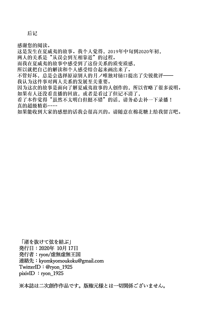 Kyomu Kyomu Oukoku ryon Nagisa o Nukete Gen o Musubu Nijisanji Chinese 大友同好会 Digital - Image 49