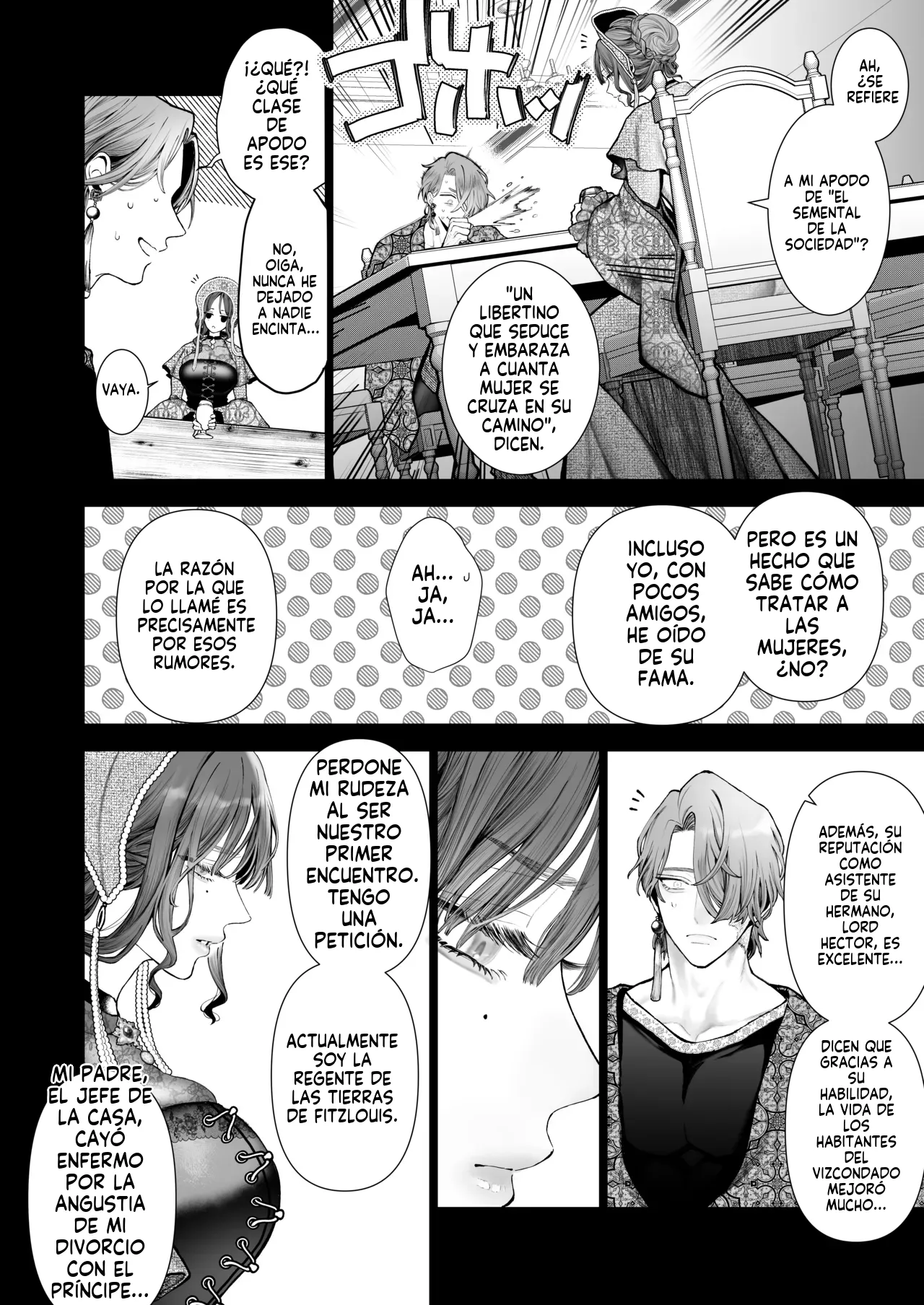 Kyouniku Kyoushoku Jagi Iwa Houtou Kizoku wa Moto Outaishihi to no Haramasekon de Isogashii - The Rake and The Once Crowned Princess Spanish MTL Digital - Image 13