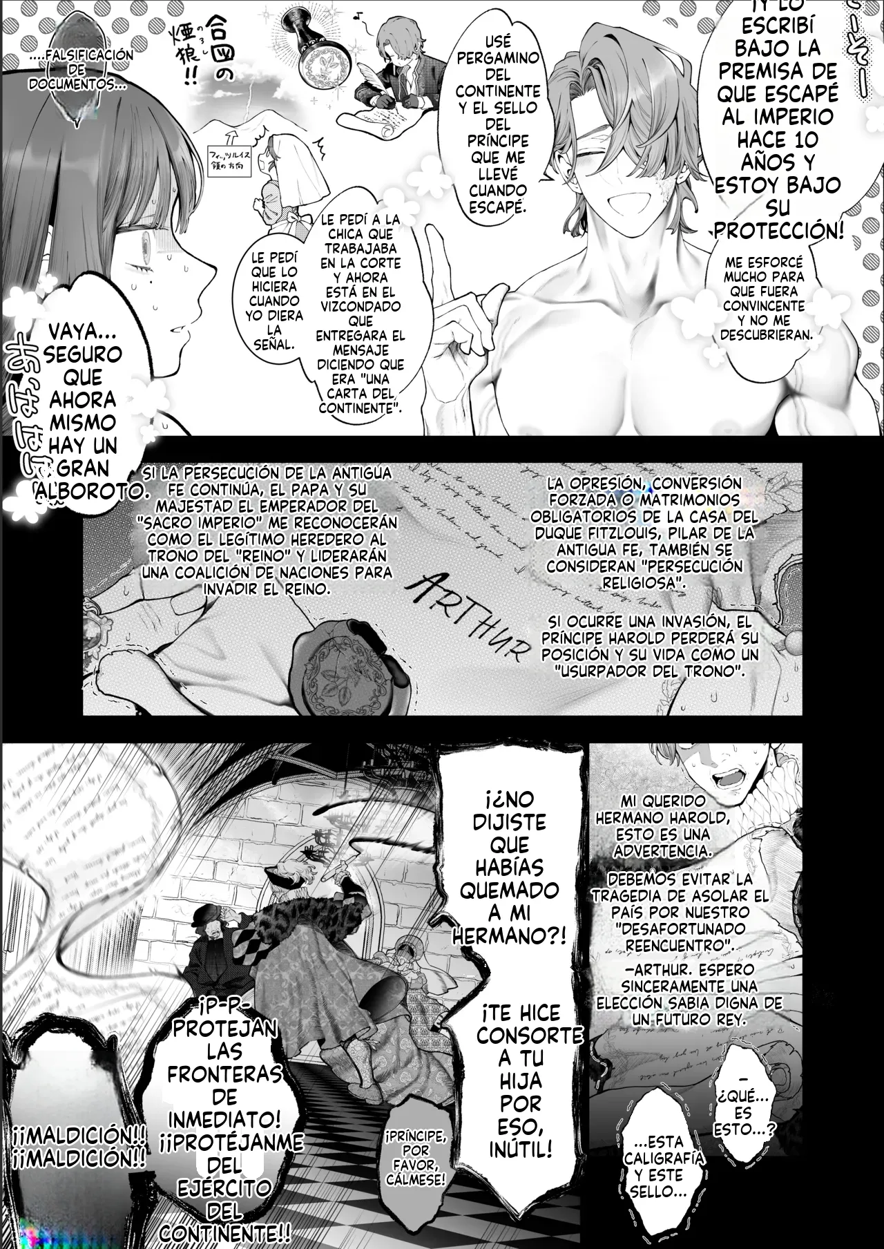 Kyouniku Kyoushoku Jagi Iwa Houtou Kizoku wa Moto Outaishihi to no Haramasekon de Isogashii - The Rake and The Once Crowned Princess Spanish MTL Digital - Image 136