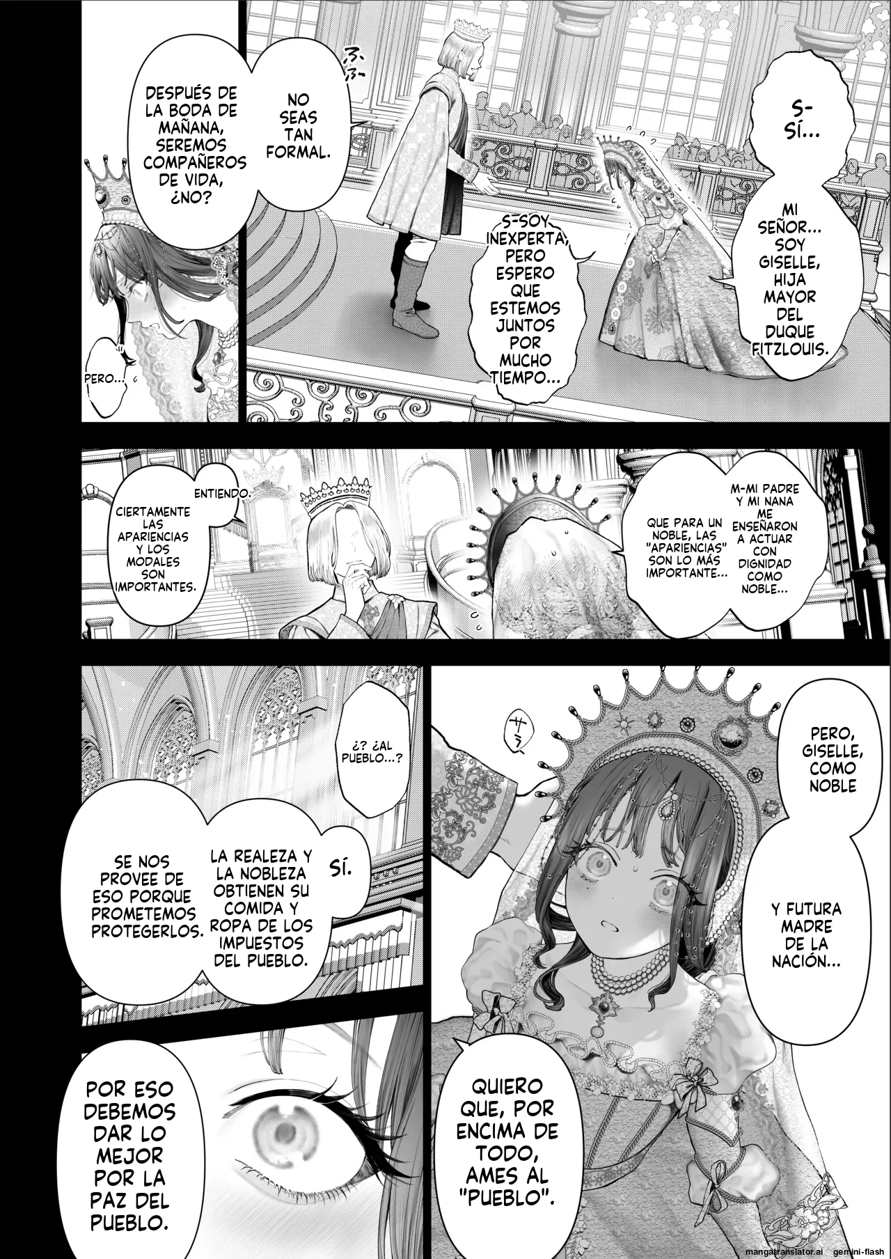 Kyouniku Kyoushoku Jagi Iwa Houtou Kizoku wa Moto Outaishihi to no Haramasekon de Isogashii - The Rake and The Once Crowned Princess Spanish MTL Digital - Image 83