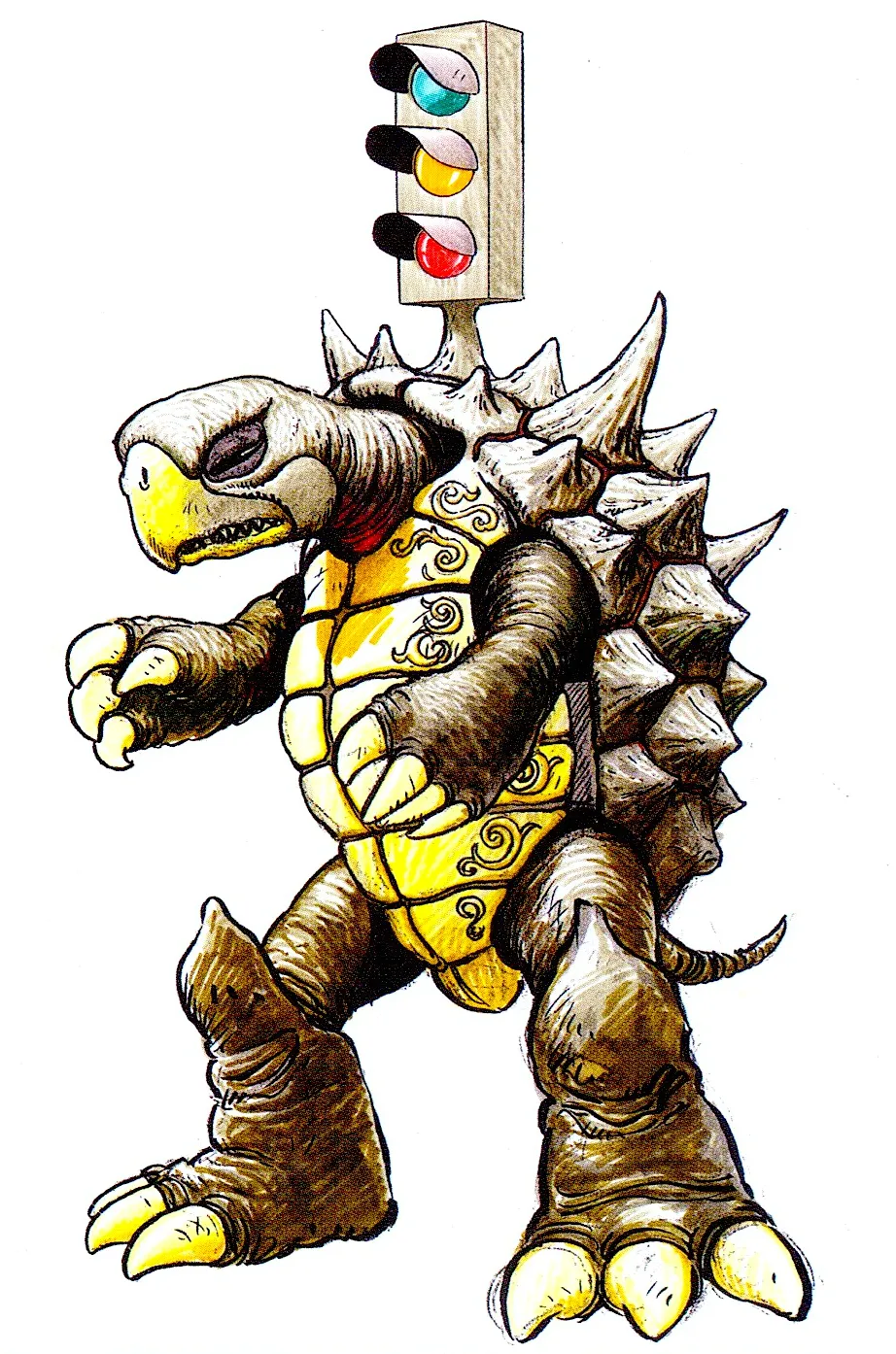 Kyuryuu Sentai Zyuranger - Mighty Morphin Power Rangers Season 1 Monster Concept Art - Image 26