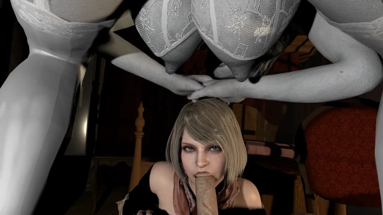 Lady D Resident Evil Femdom BDSM Threesome - Image 21