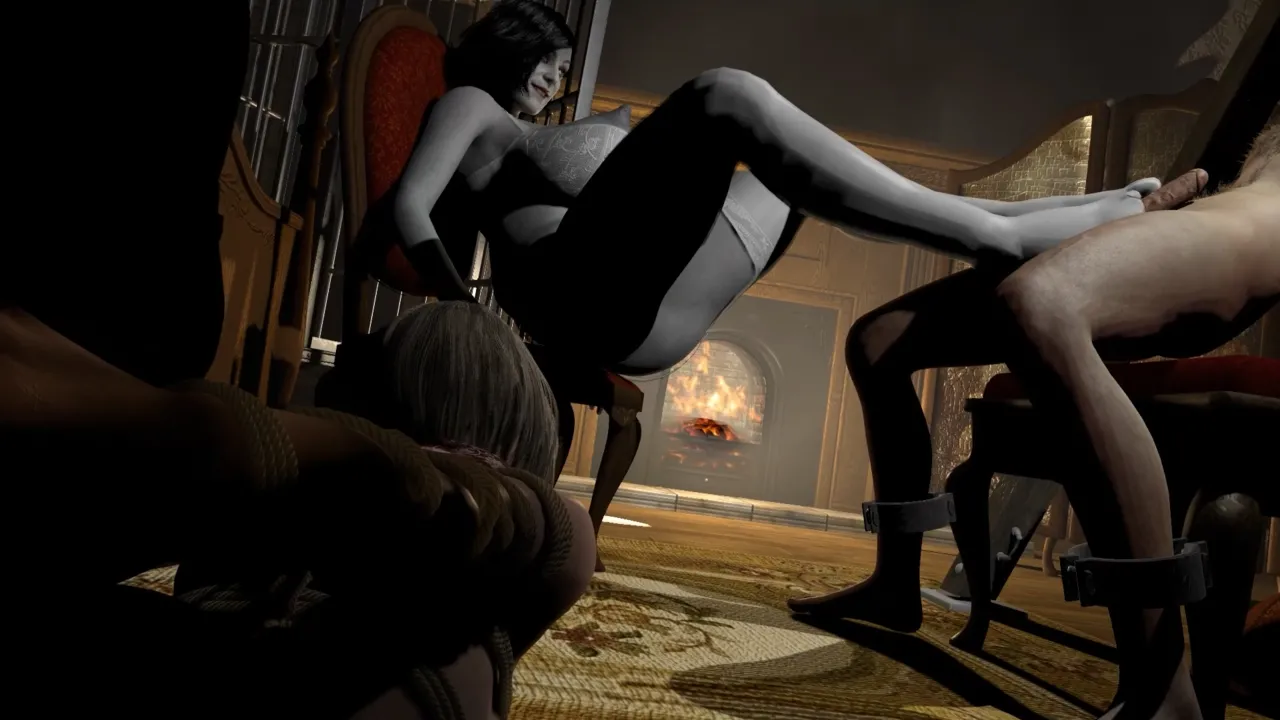 Lady D Resident Evil Femdom BDSM Threesome - Image 6