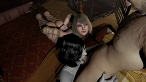 Lady D Resident Evil Femdom BDSM Threesome - Page 36