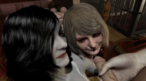 Lady D Resident Evil Femdom BDSM Threesome - Page 43