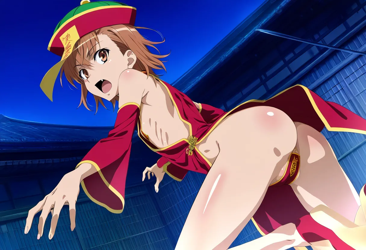 laesbkt Misaka Mikoto Chinese Zombie Cosplay NO R18 - Image 101