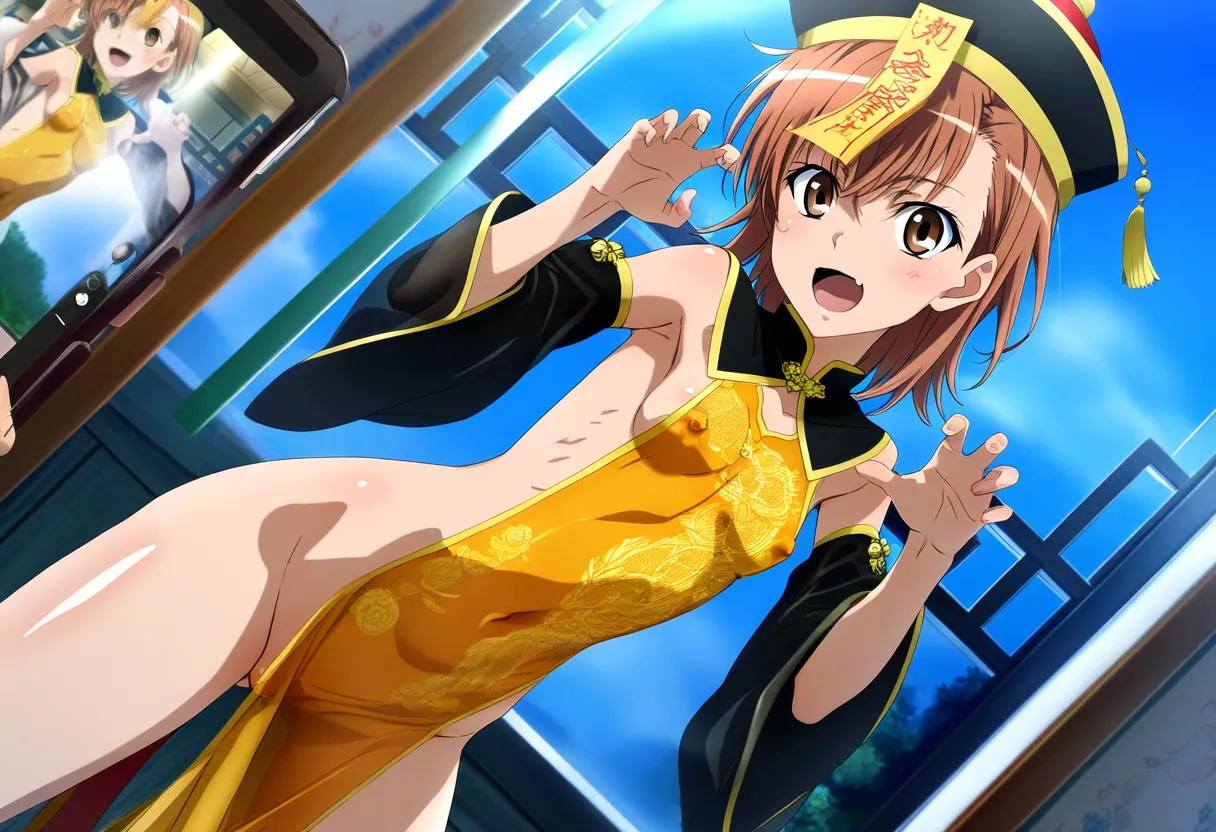 laesbkt Misaka Mikoto Chinese Zombie Cosplay NO R18 - Image 111