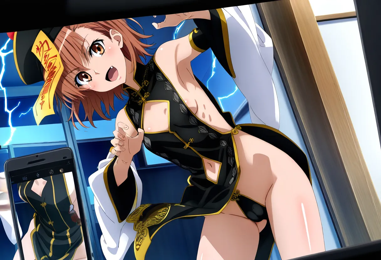 laesbkt Misaka Mikoto Chinese Zombie Cosplay NO R18 - Image 113