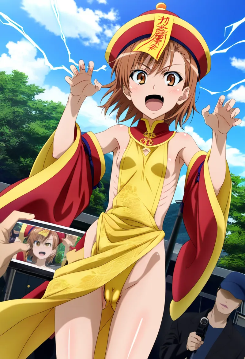 laesbkt Misaka Mikoto Chinese Zombie Cosplay NO R18 - Image 119