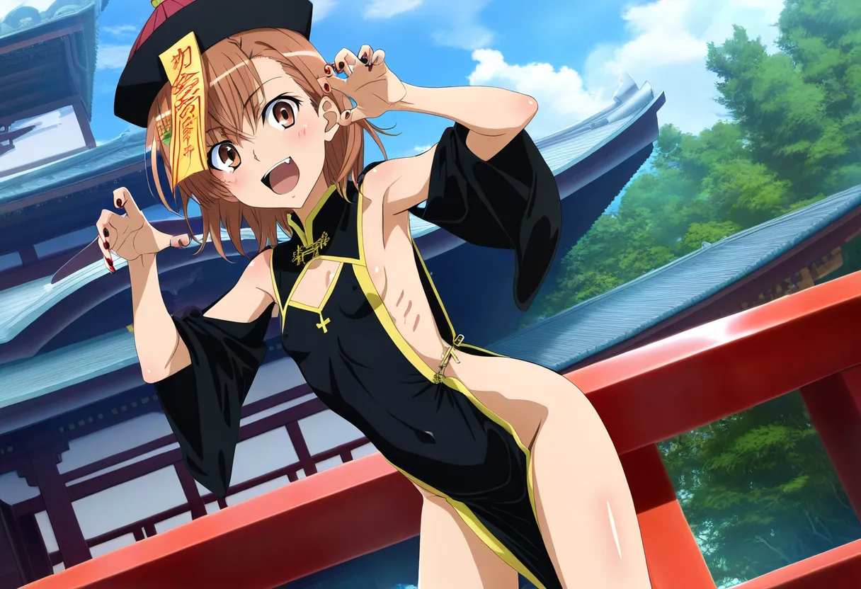 laesbkt Misaka Mikoto Chinese Zombie Cosplay NO R18 - Image 120