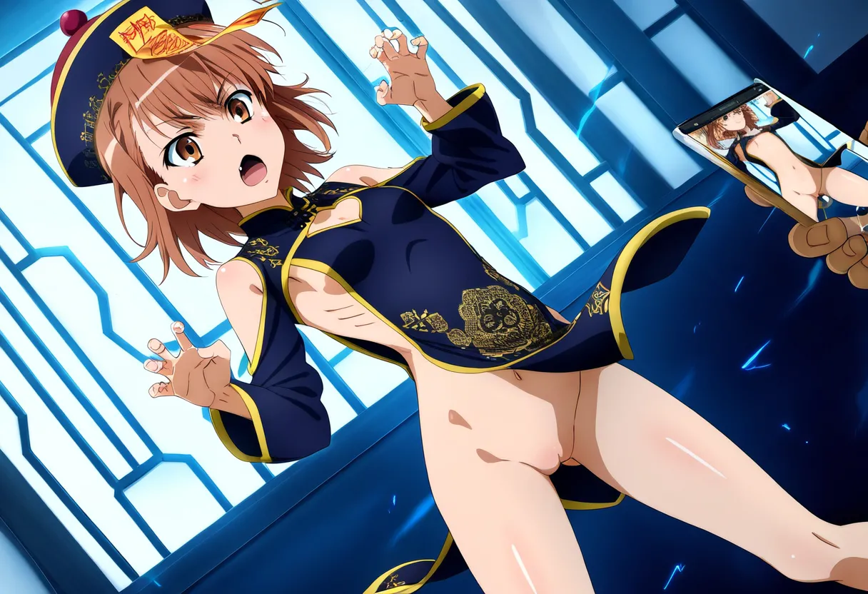 laesbkt Misaka Mikoto Chinese Zombie Cosplay NO R18 - Image 123
