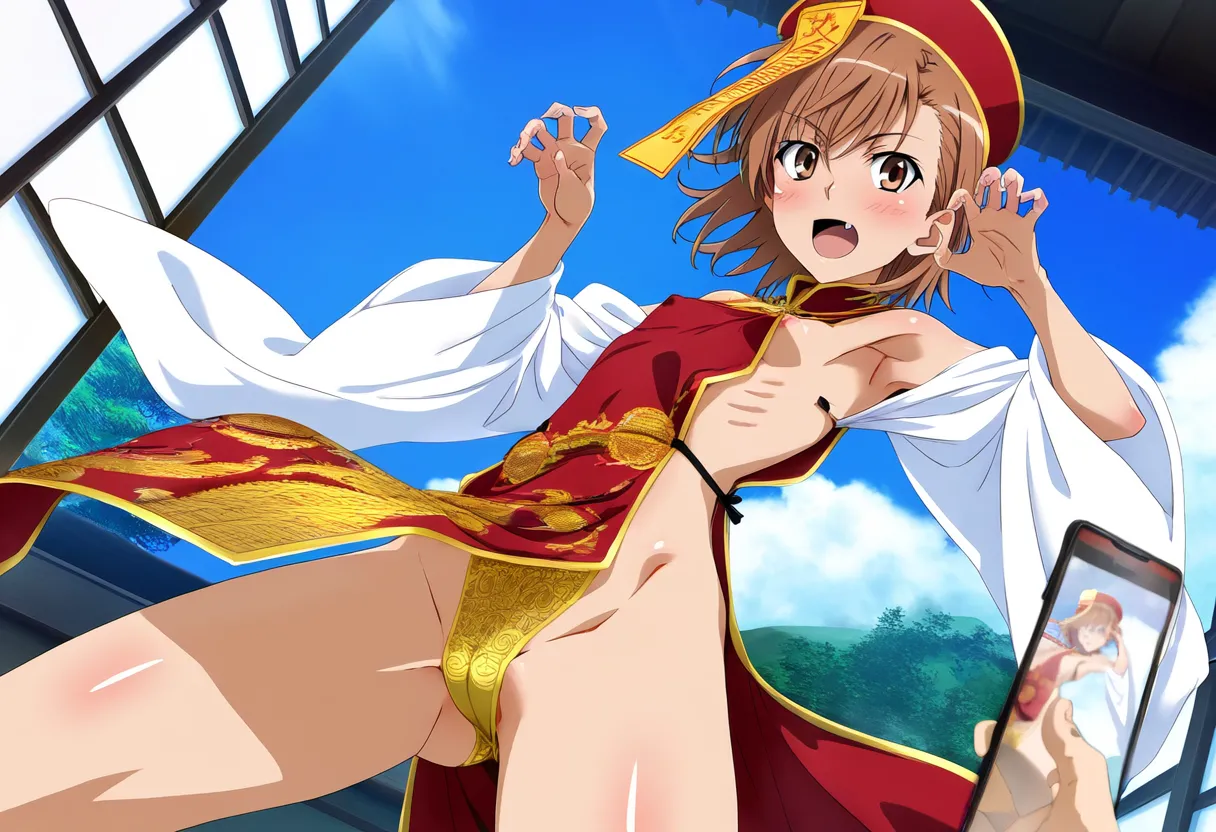 laesbkt Misaka Mikoto Chinese Zombie Cosplay NO R18 - Image 125
