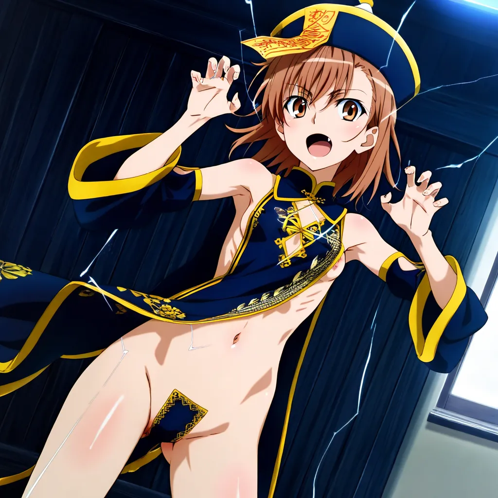 laesbkt Misaka Mikoto Chinese Zombie Cosplay NO R18 - Image 128