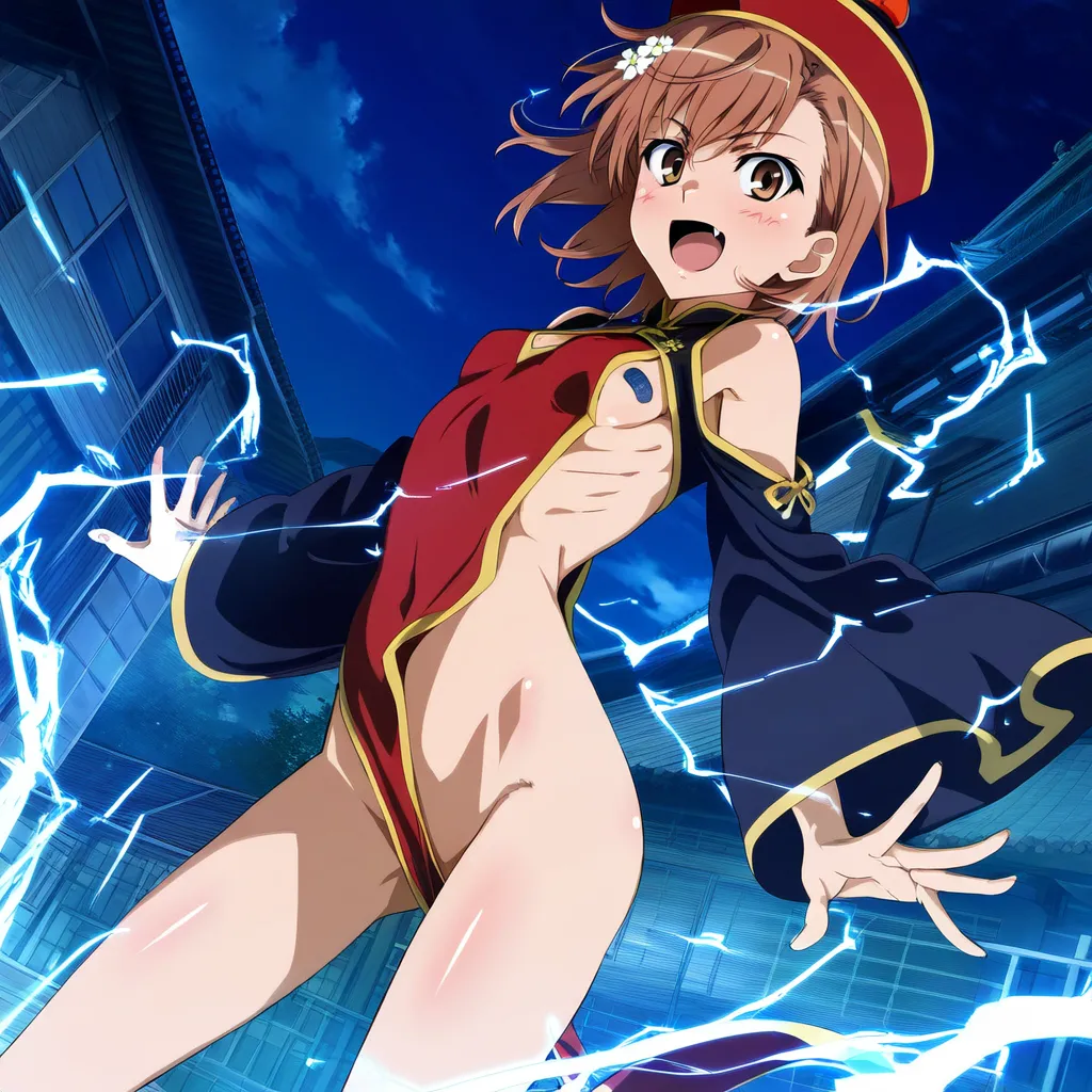 laesbkt Misaka Mikoto Chinese Zombie Cosplay NO R18 - Image 13