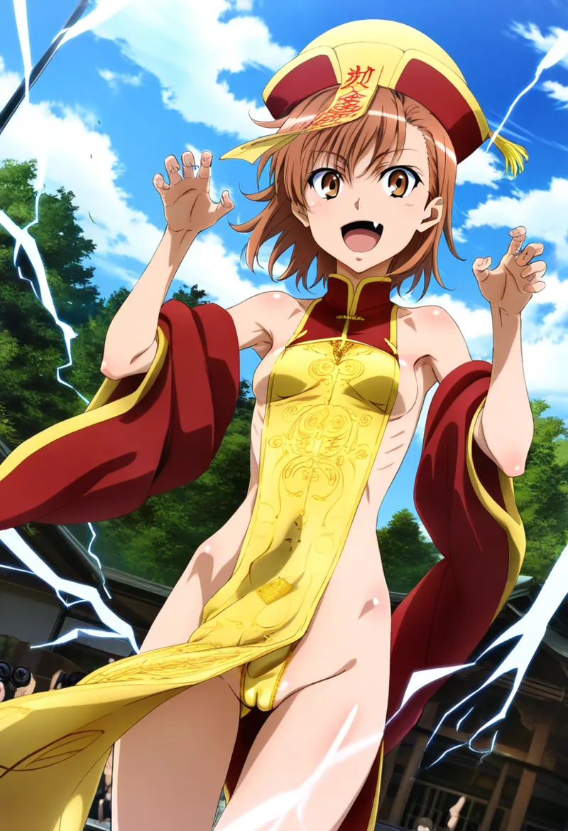 laesbkt Misaka Mikoto Chinese Zombie Cosplay NO R18 - Image 136