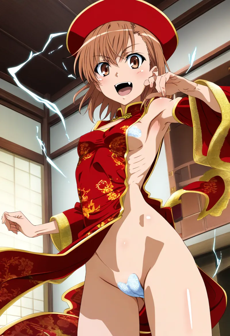 laesbkt Misaka Mikoto Chinese Zombie Cosplay NO R18 - Image 144