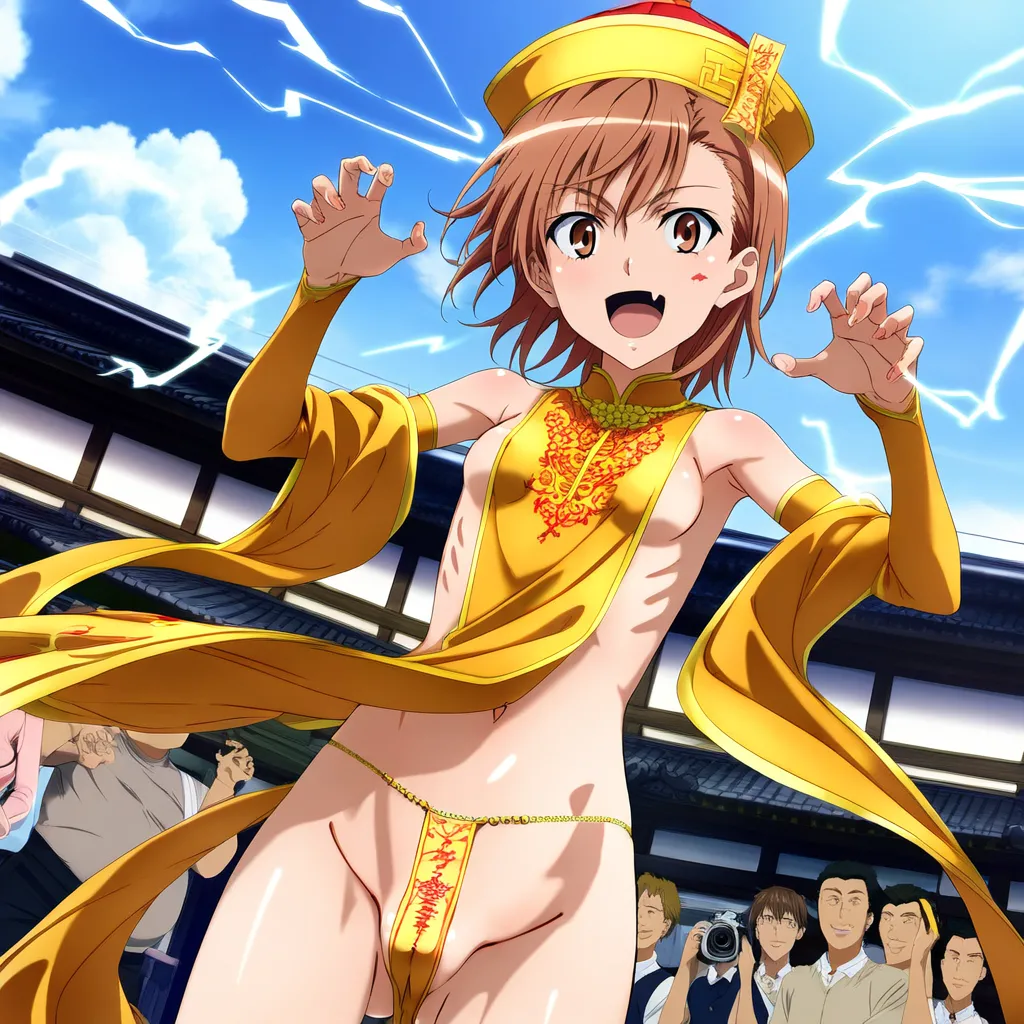 laesbkt Misaka Mikoto Chinese Zombie Cosplay NO R18 - Image 148