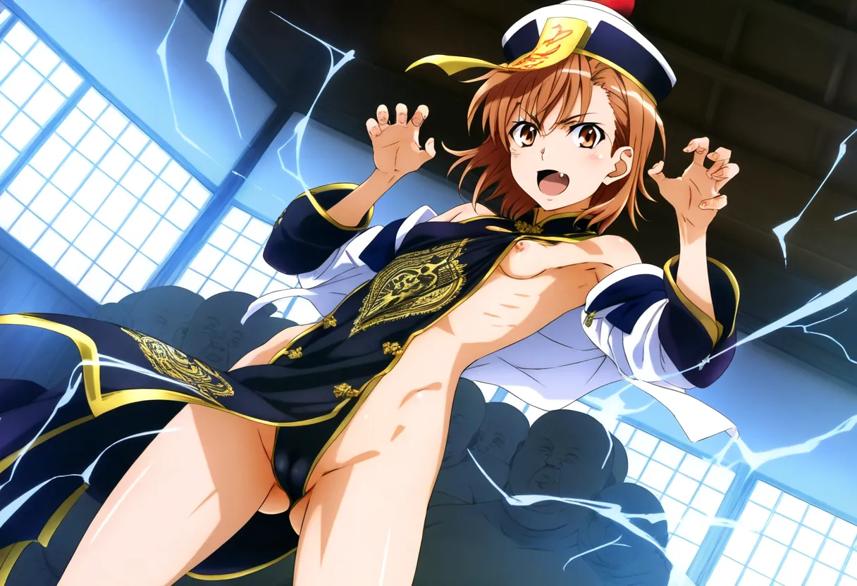 laesbkt Misaka Mikoto Chinese Zombie Cosplay NO R18 - Image 150