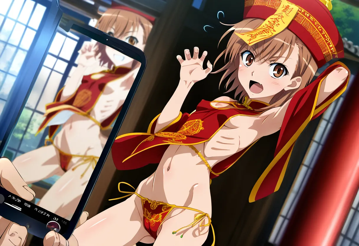 laesbkt Misaka Mikoto Chinese Zombie Cosplay NO R18 - Image 153