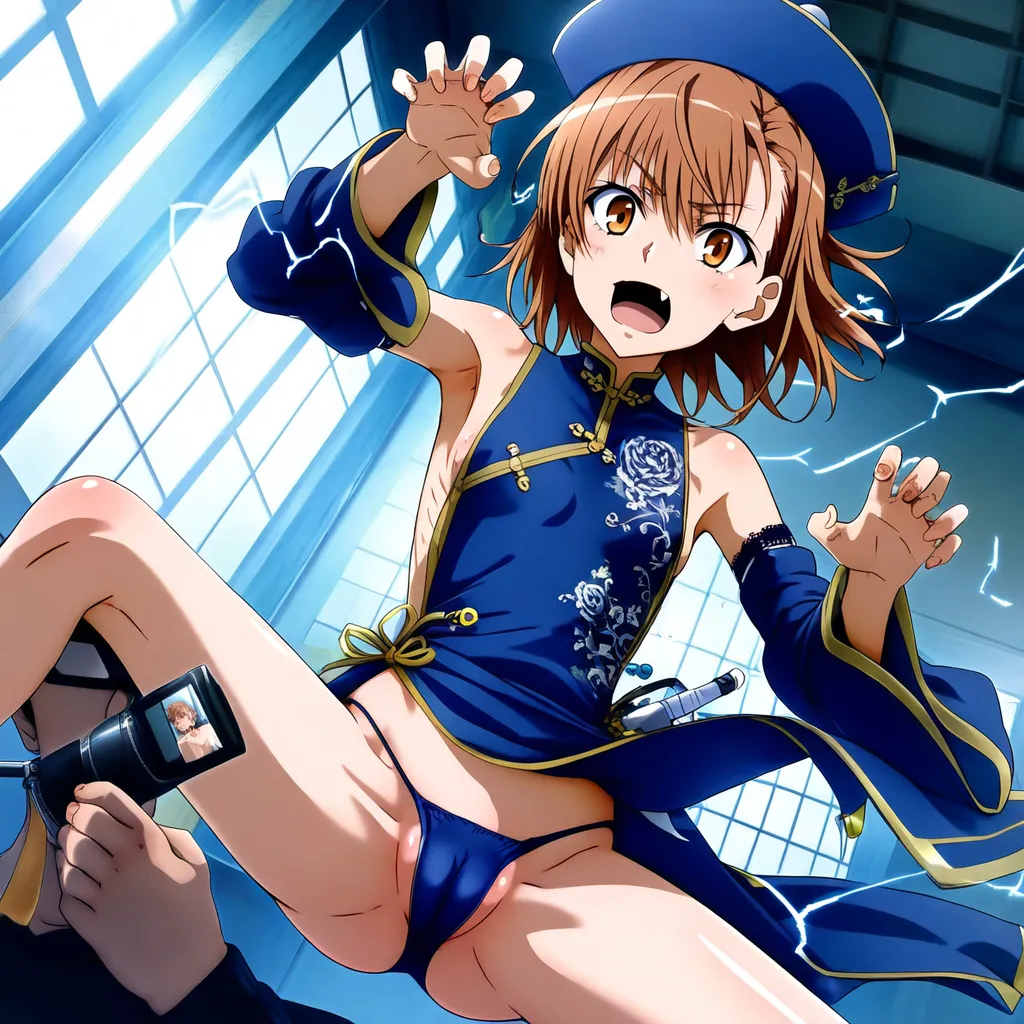 laesbkt Misaka Mikoto Chinese Zombie Cosplay NO R18 - Image 159