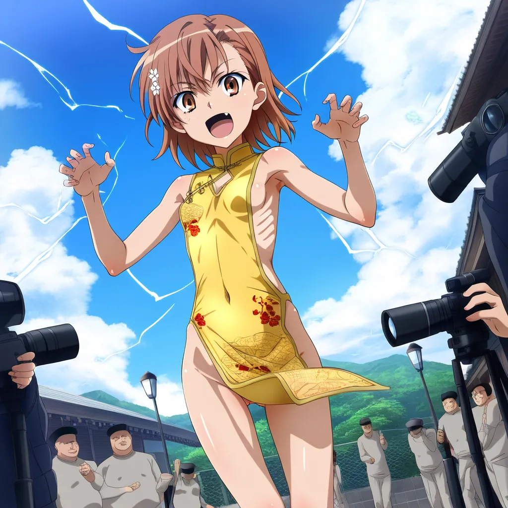 laesbkt Misaka Mikoto Chinese Zombie Cosplay NO R18 - Image 161