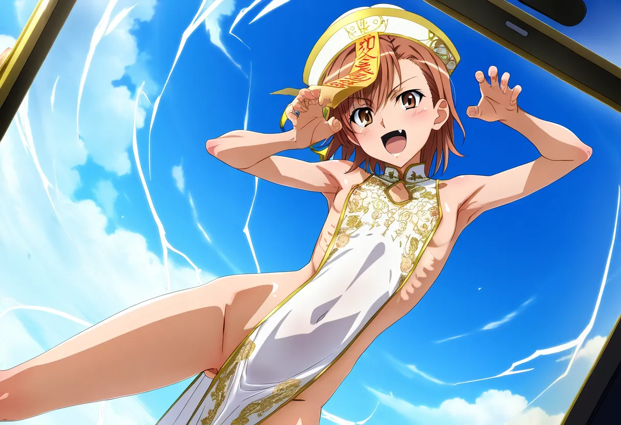 laesbkt Misaka Mikoto Chinese Zombie Cosplay NO R18 - Image 166