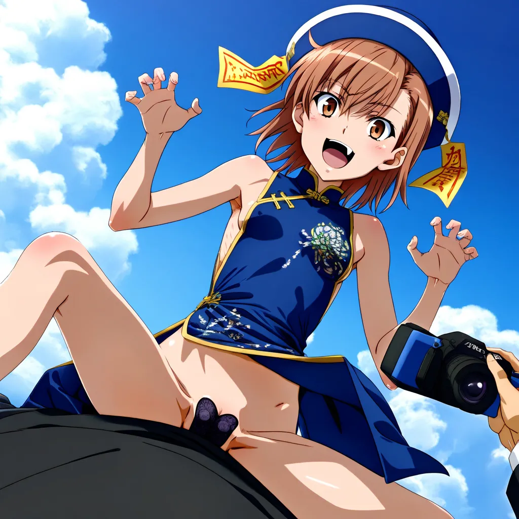 laesbkt Misaka Mikoto Chinese Zombie Cosplay NO R18 - Image 168