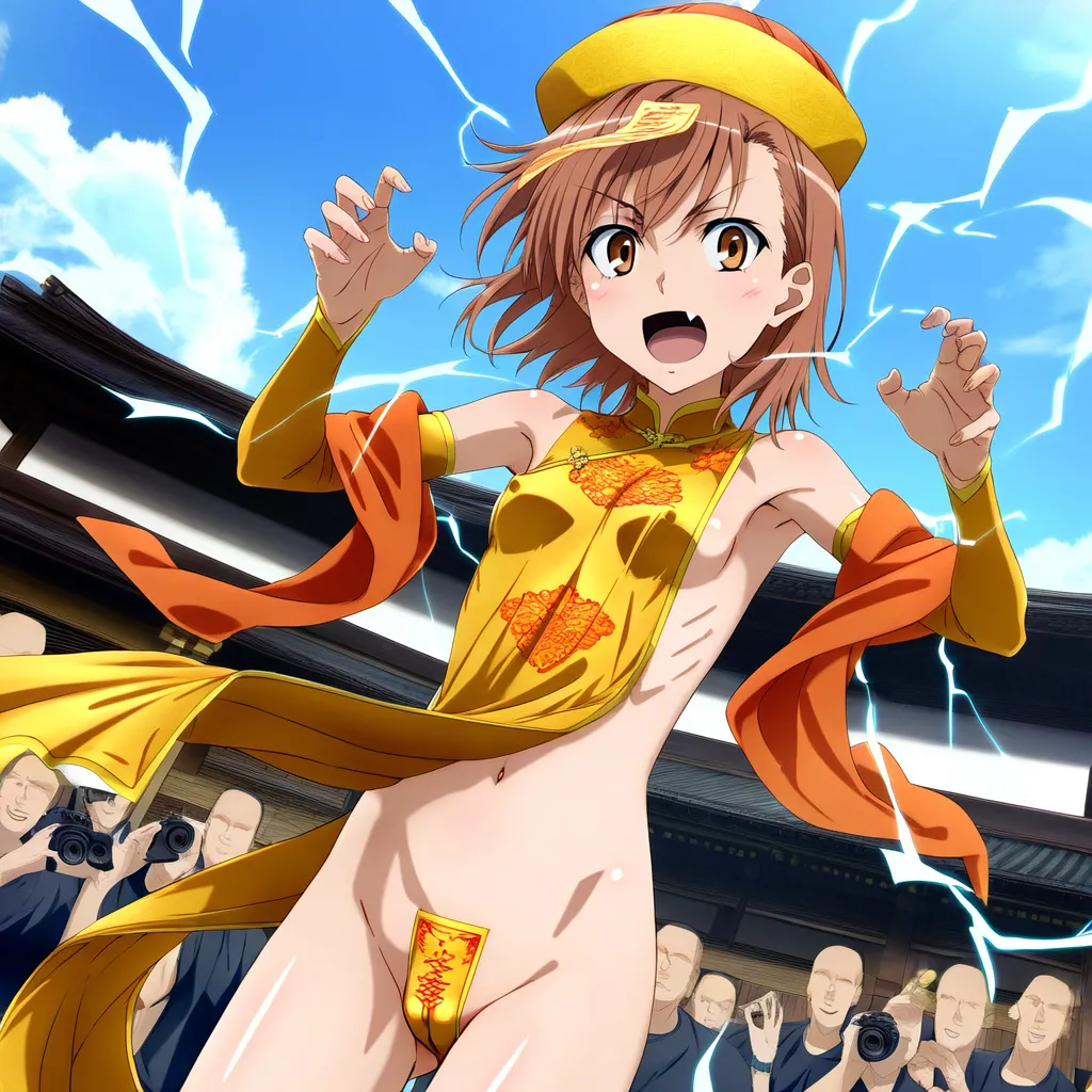 laesbkt Misaka Mikoto Chinese Zombie Cosplay NO R18 - Image 171