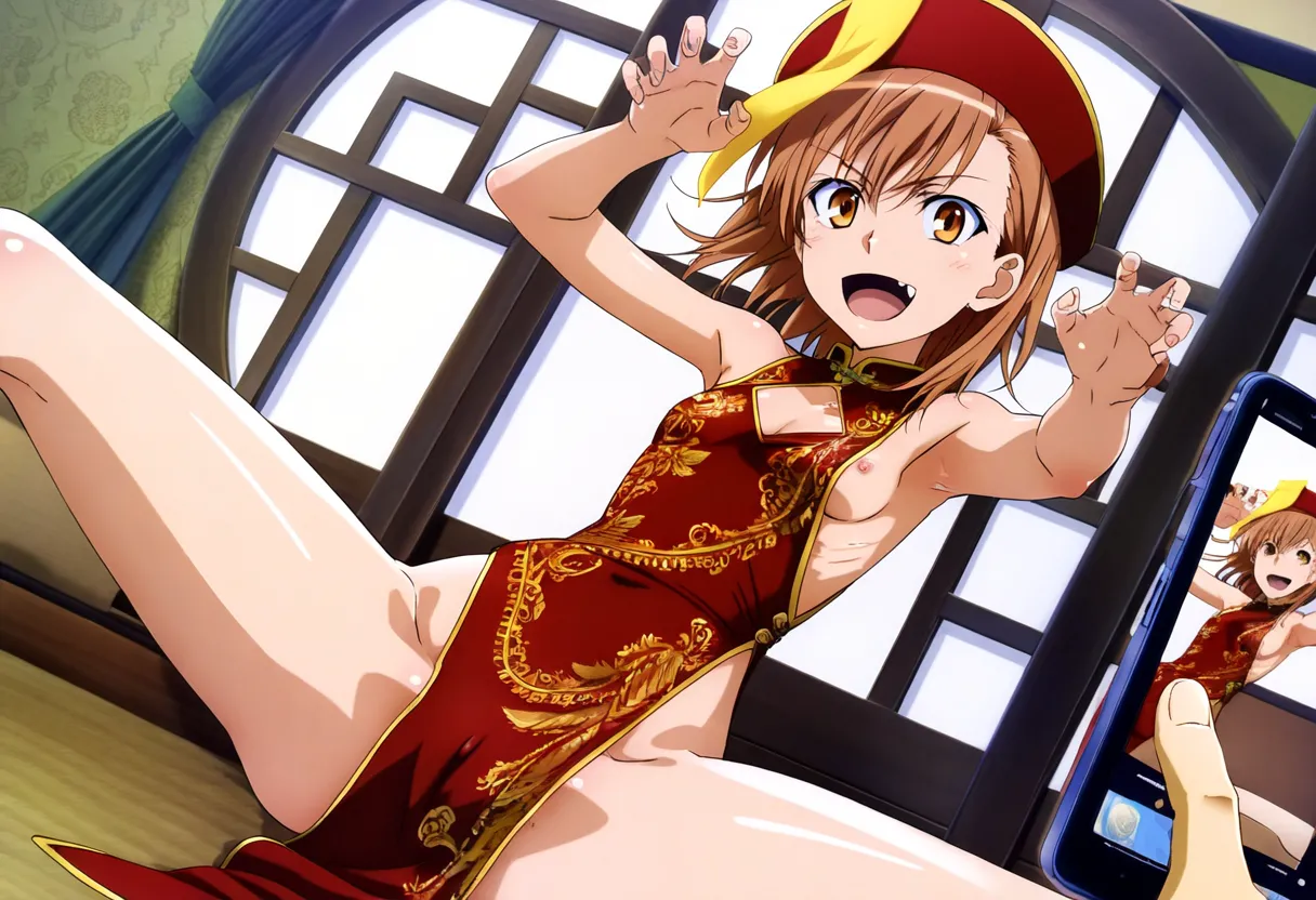 laesbkt Misaka Mikoto Chinese Zombie Cosplay NO R18 - Image 173