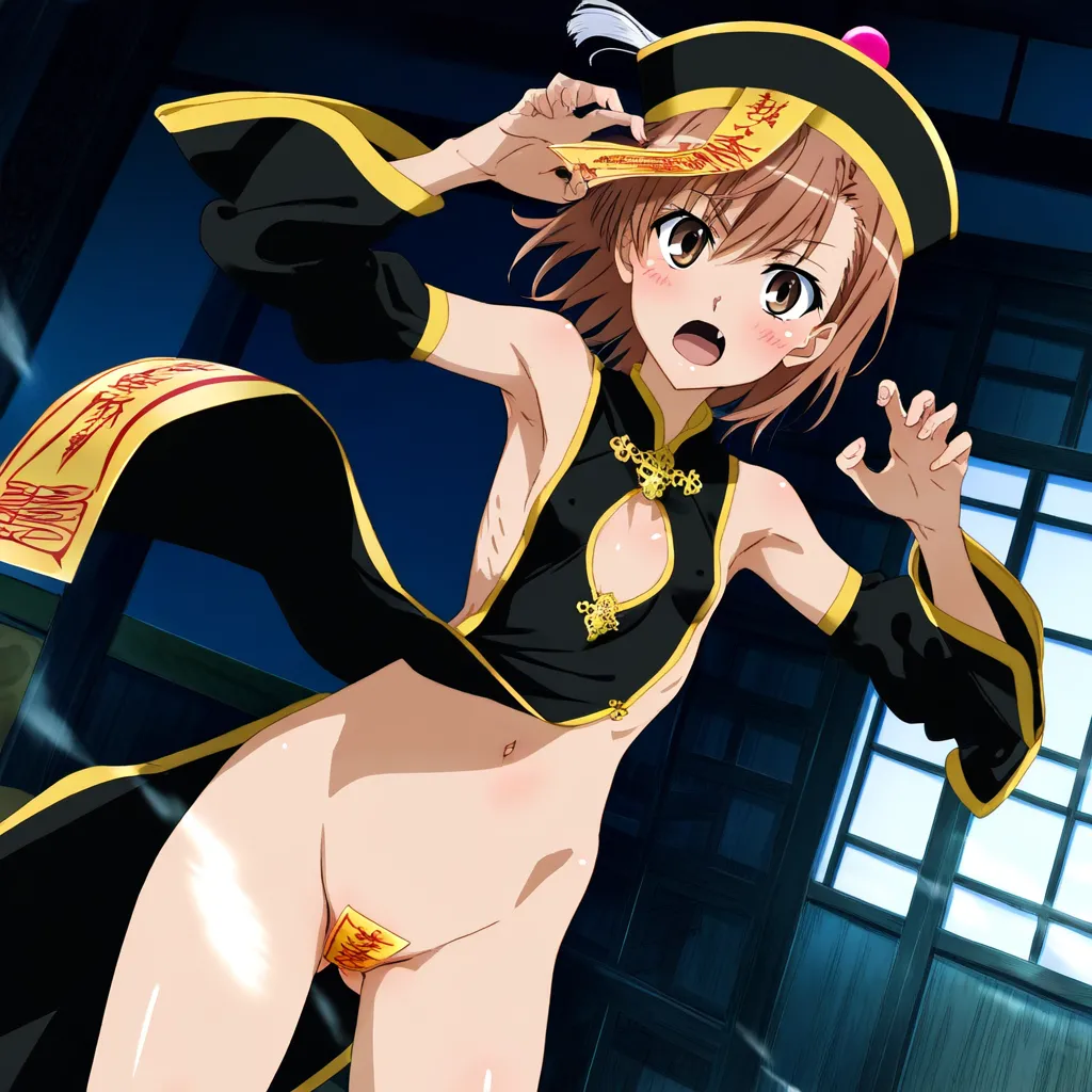laesbkt Misaka Mikoto Chinese Zombie Cosplay NO R18 - Image 174