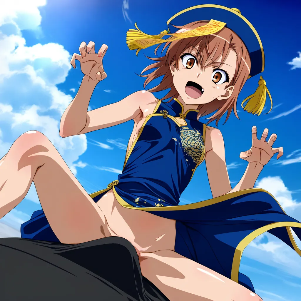 laesbkt Misaka Mikoto Chinese Zombie Cosplay NO R18 - Image 177